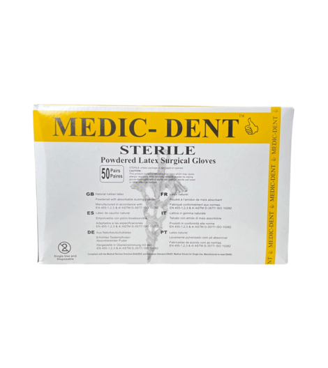 Găng tay phẫu thuật có bột Medic-Dent image 0